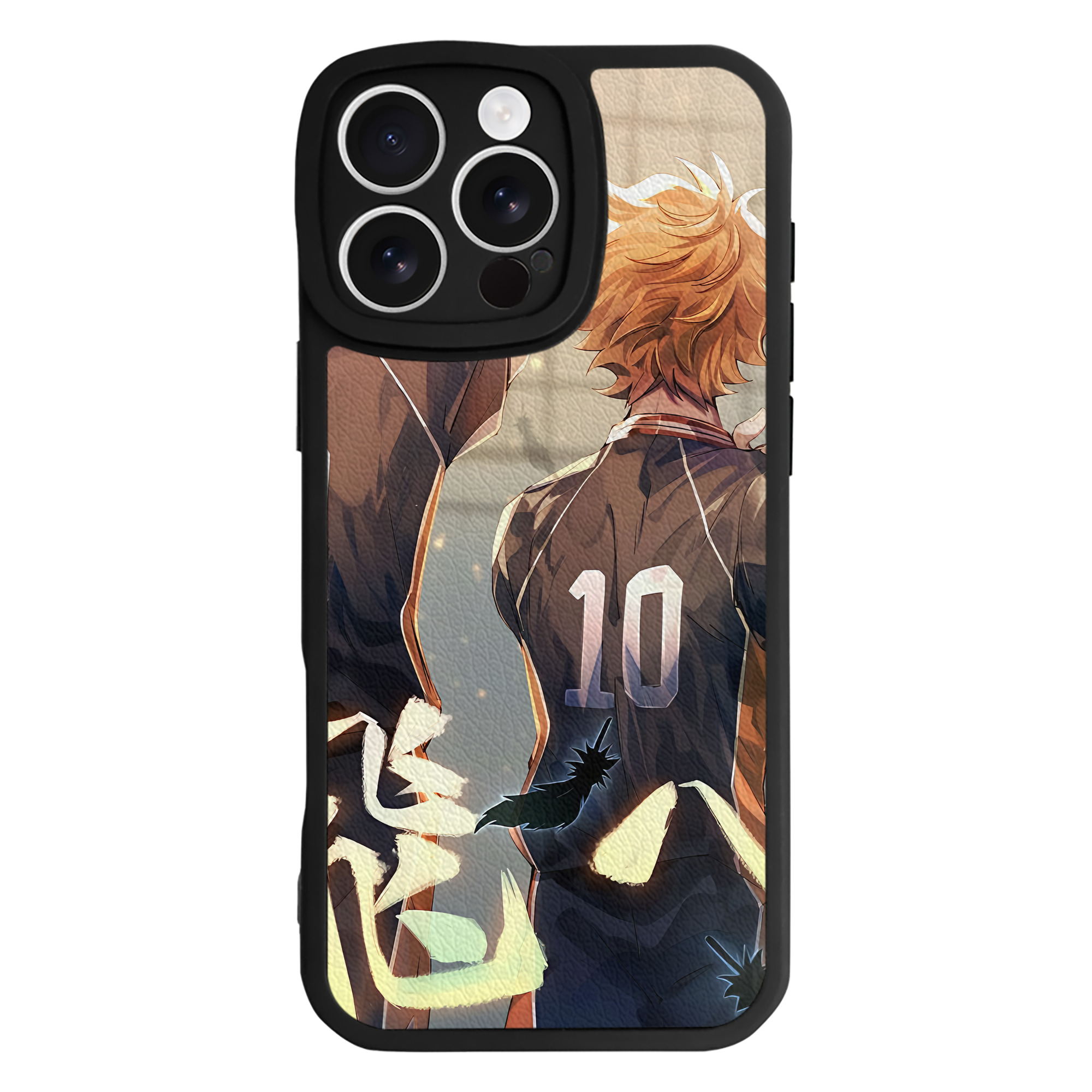 （画像用） ハイキュー!! Haikyu!! 【iPhone 16シリーズ対応】シリコンスマホケース（レザー調） 材質：シリコン